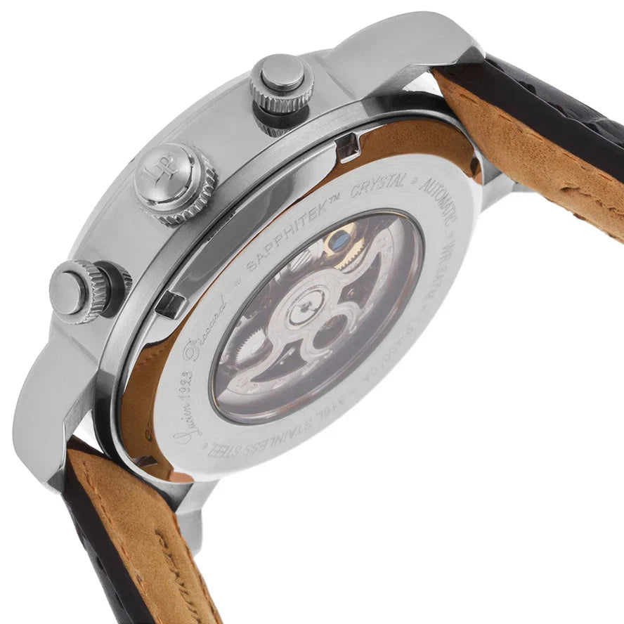 Fossil Original Boyfriend ME3109 Automatic Skeleton Tan Leather Watch