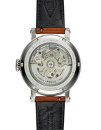 Fossil Original Boyfriend ME3109 Automatic Skeleton Tan Leather Watch