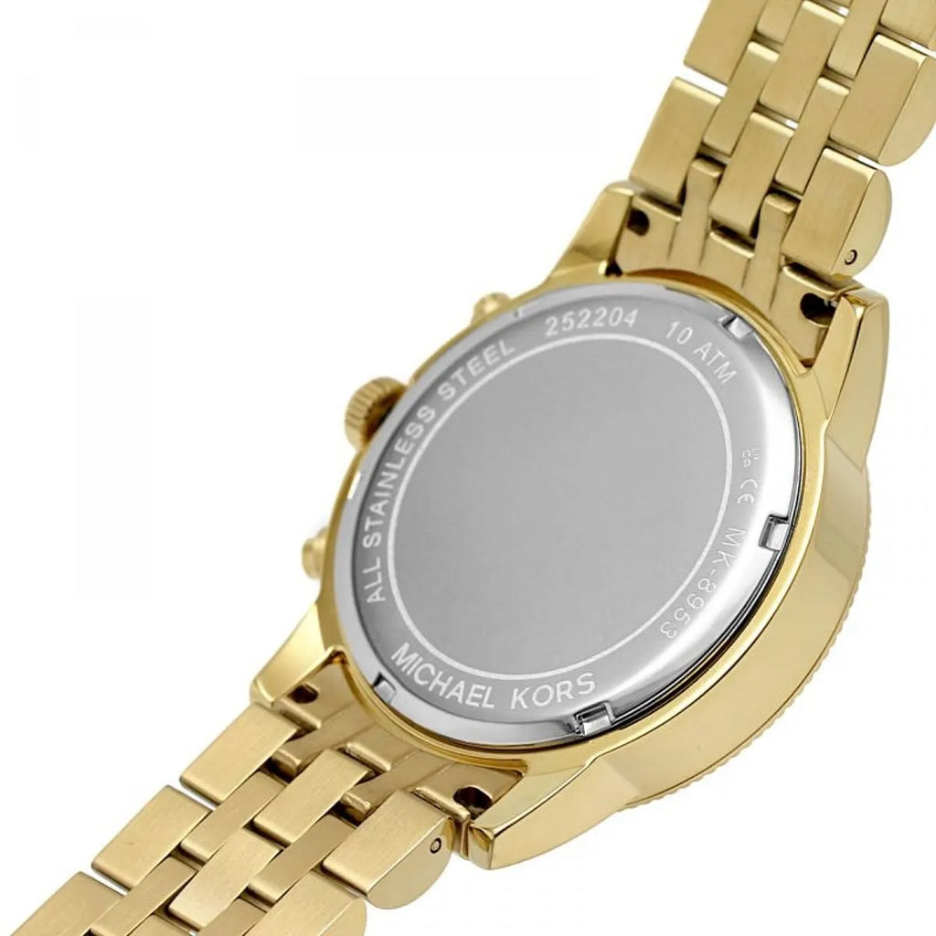 Michael Kors Hutton MK8953 Gold-Tone Chronograph Men's Watch