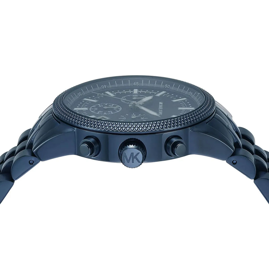 Michael Kors Hutton MK9088 Chronograph All-Navy Blue Stainless Steel Men's Watch