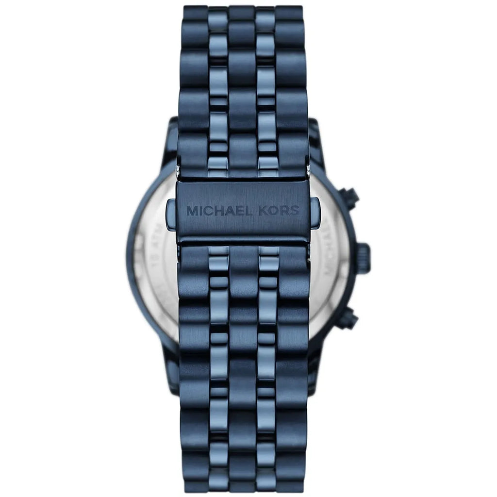 Michael Kors Hutton MK9088 Chronograph All-Navy Blue Stainless Steel Men's Watch