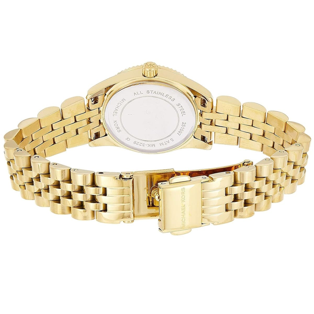 Michael Kors Lexington Mini MK3229 Gold Tone White Dial Women's Watch