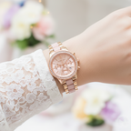 Michael Kors Ritz MK6307 Rose Gold & Blush Acetate Watch