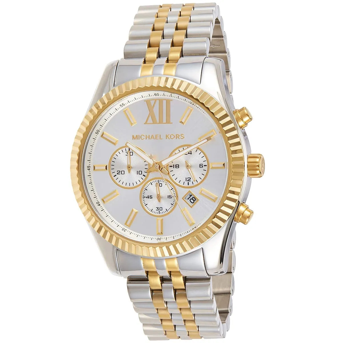 Michael Kors Lexington MK8344 Two-Tone Chronograph Watch