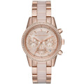 Michael Kors Ritz MK6307 Rose Gold & Blush Acetate Watch