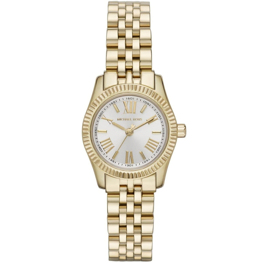 Michael Kors Lexington Mini MK3229 Gold Tone White Dial Women's Watch