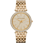Michael Kors Darci MK3438 Gold-Tone Full Pavé Crystal Women's Watch