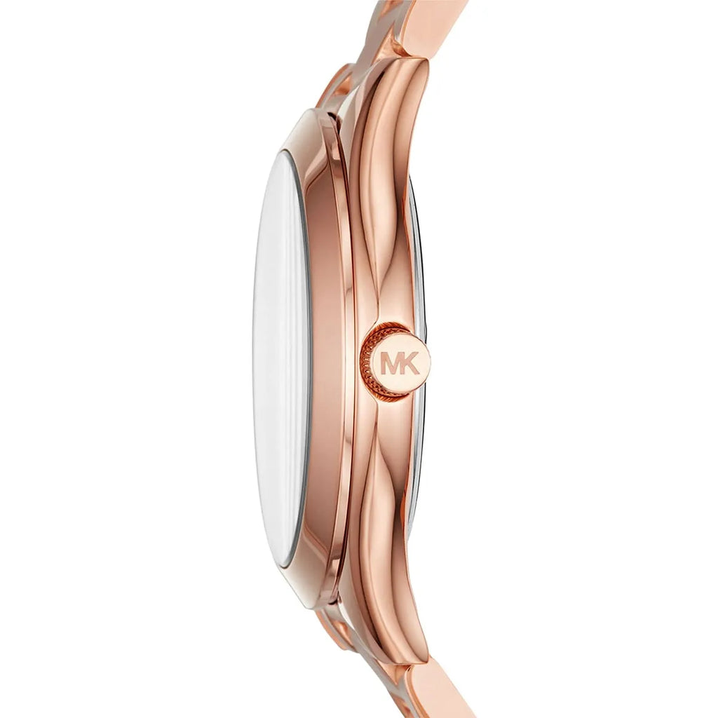 Michael Kors Slim Runway MK3513 Rose Gold-Tone Stainless Steel Women's Watch