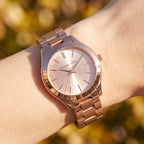 Michael Kors Slim Runway MK3513 Rose Gold-Tone Stainless Steel Women's Watch