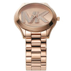 Michael Kors MK4733 Women’s Rose Gold Dial Stainless Steel Crystal Logo Watch