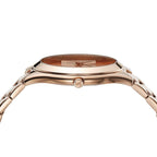 Michael Kors MK4733 Women’s Rose Gold Dial Stainless Steel Crystal Logo Watch