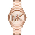 Michael Kors MK4733 Women’s Rose Gold Dial Stainless Steel Crystal Logo Watch