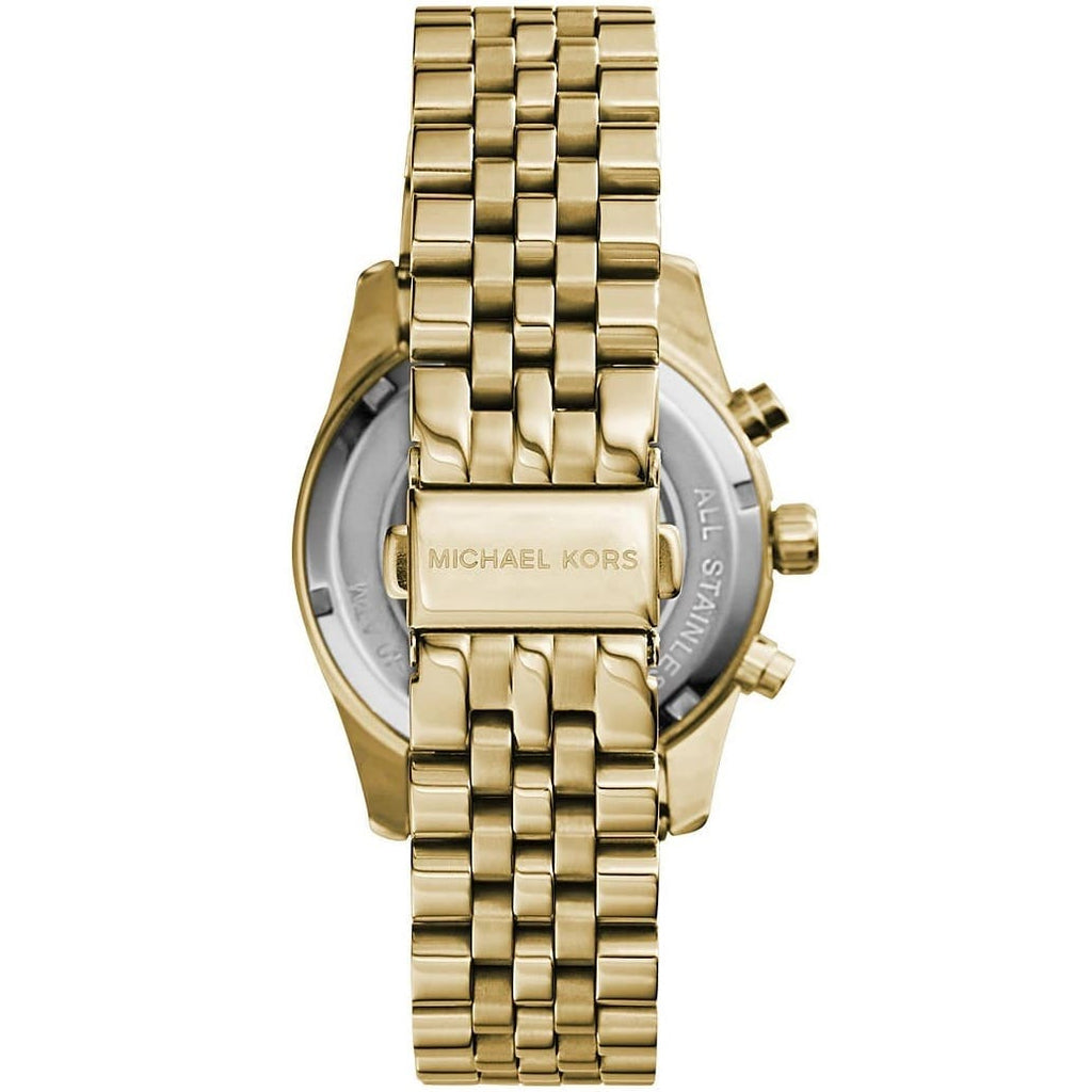 Michael Kors Lexington MK5556 Gold-Tone Chronograph Stainless Steel Women's Watch