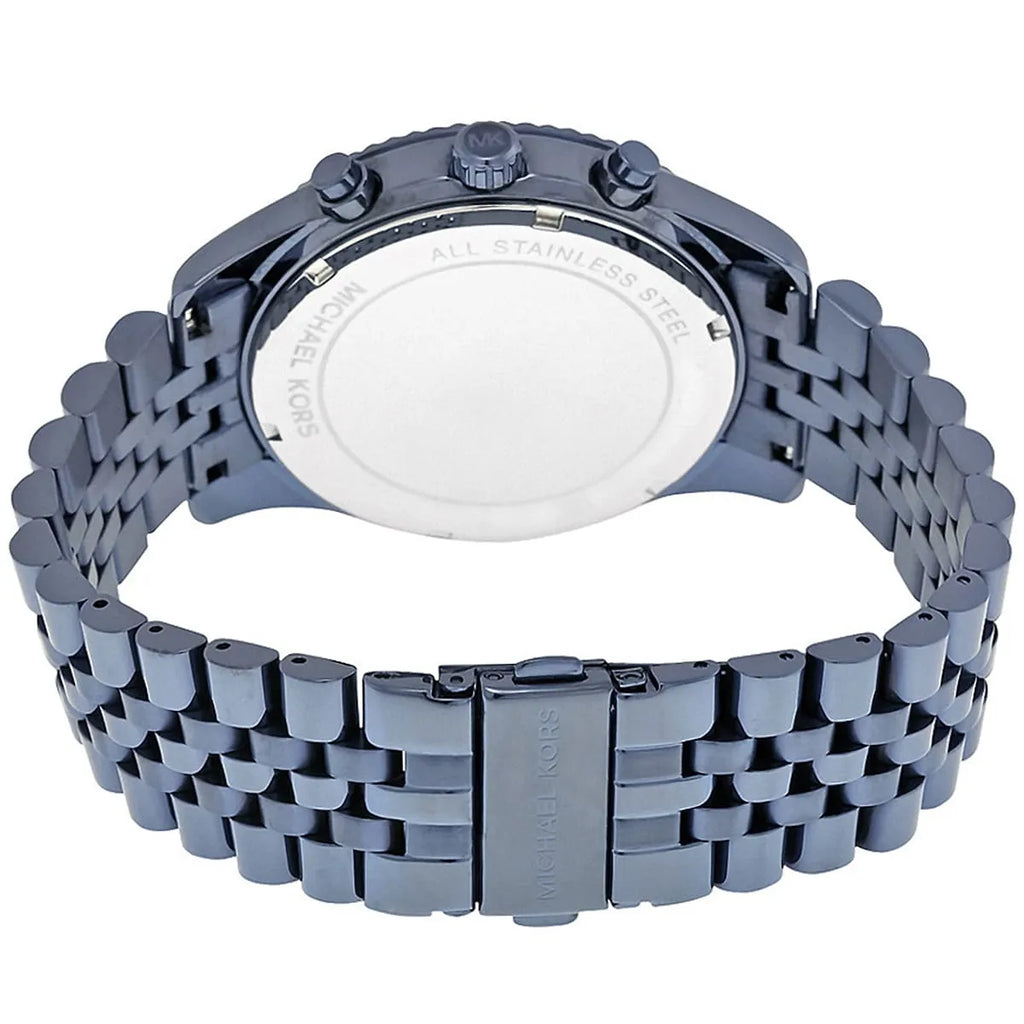 Michael Kors MK8480 Men’s Blue Dial Blue Stainless Steel Lexington Chronograph Watch
