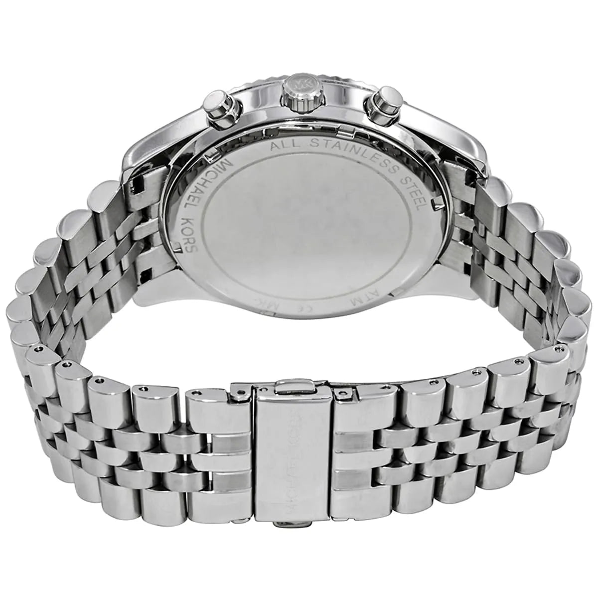 Michael Kors Lexington MK8602 Silver-Tone Black Dial Men's Watch