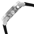 Michael Kors Brecken MK8922 Silver Case Silver Dial Grey Rubber Men's Watch