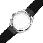 Michael Kors Brecken MK8922 Silver Case Silver Dial Grey Rubber Men's Watch
