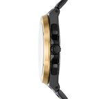 Michael Kors MK8941 Men’s Black Dial Black Gold Stainless Steel Lennox Chronograph Watch