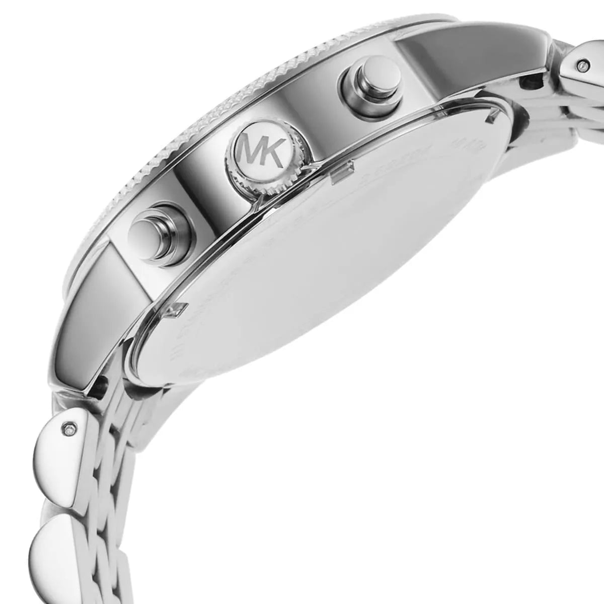 Michael Kors Hutton MK8952 Silver-Tone Blue Textured Dial Men's Watch