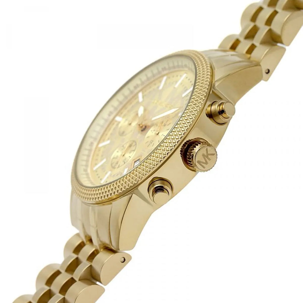 Michael Kors Hutton MK8953 Gold-Tone Chronograph Men's Watch