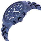 Michael Kors Hutton MK9088 Chronograph All-Navy Blue Stainless Steel Men's Watch