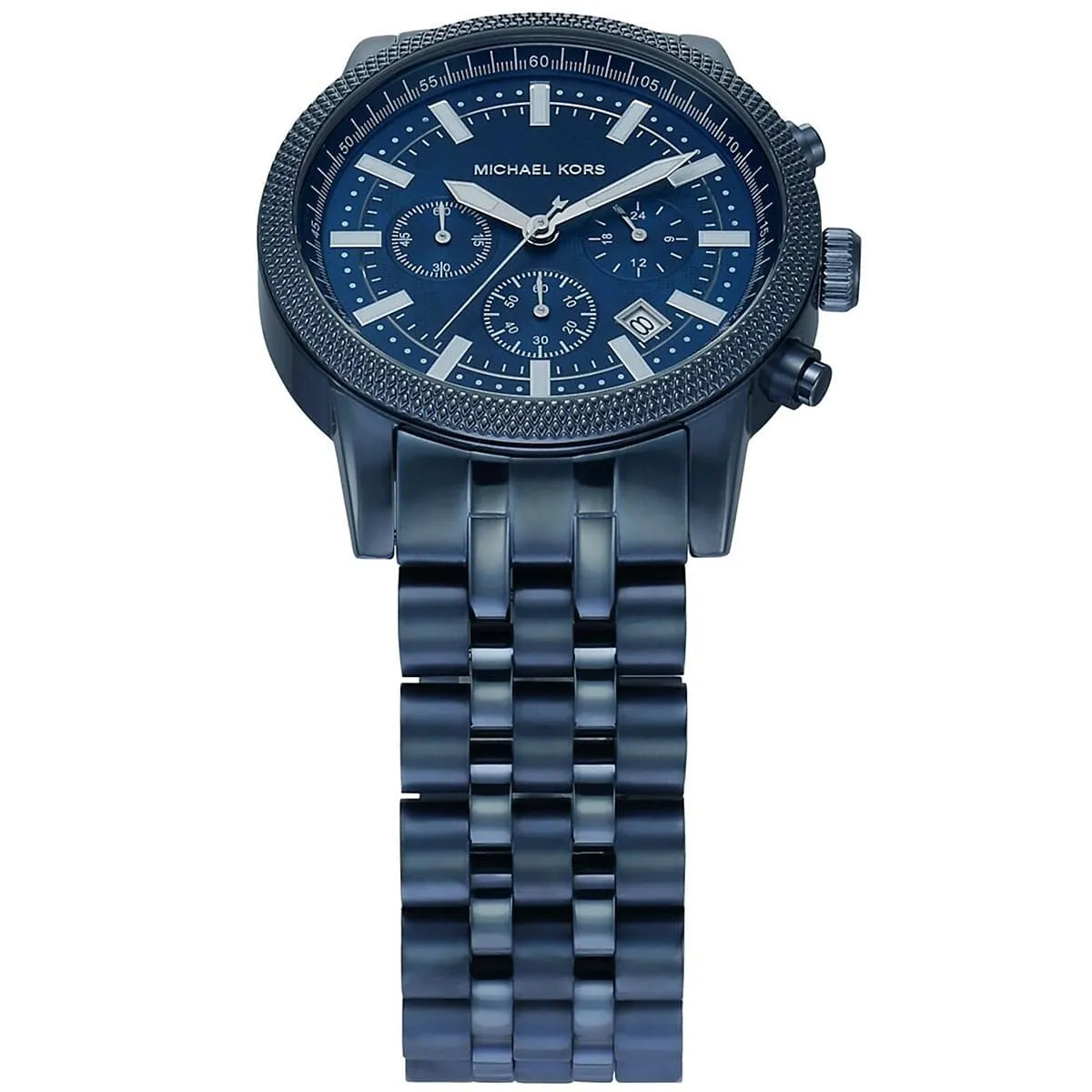 Michael Kors Hutton MK9088 Chronograph All-Navy Blue Stainless Steel Men's Watch
