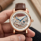 Patek Philippe Men’s Rose Gold Skeleton Watch