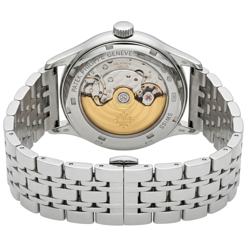 Patek Philippe Men’s Blue Textured Dial Open-Heart Watch