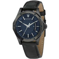 Maserati Circuito R8851127002 Gunmetal Case Blue Dial Leather Men's Watch