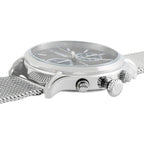 Maserati Epoca R8873618003 Silver-Tone Gray Dial Mesh Men's Watch