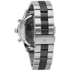 ساعة مازيراتي سيركويتو R8873627003 رجالية بلونين، مينا فضي وأسود