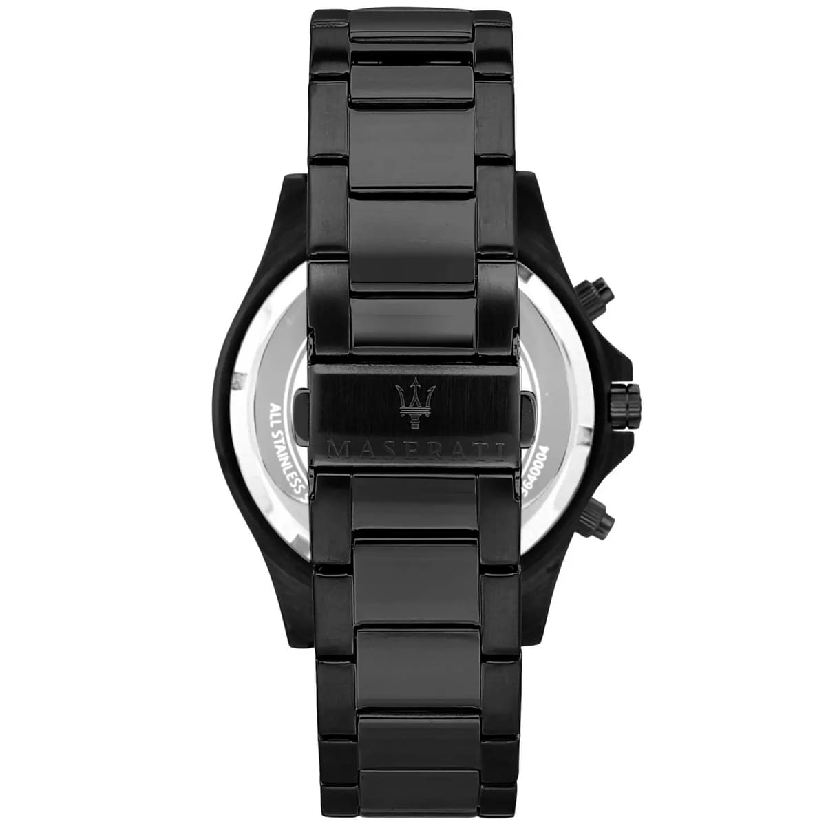 Maserati Sfida Chronograph R8873640011 All Black Rose Gold Accents Watch
