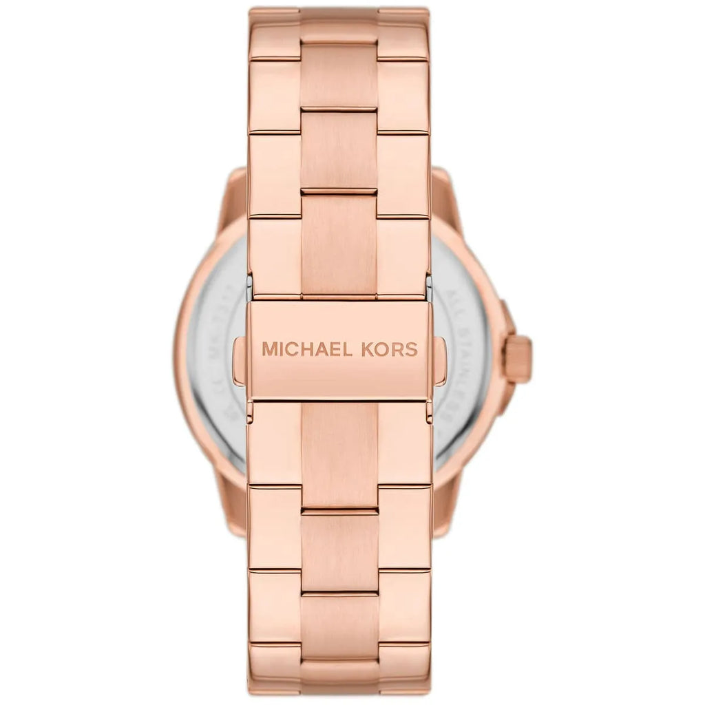 Michael Kors Brynn MK7318 Rose Gold Watch with Oversized MK Logo Dial