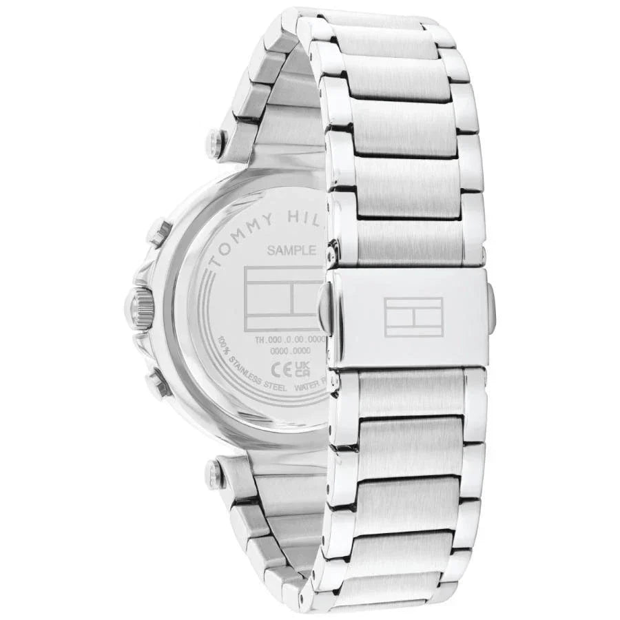 Tommy Hilfiger Emily 1782701 Silver Case Silver Dial Crystal Bezel Women's Watch