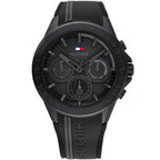 Tommy Hilfiger Aiden 1791861 Black Case Black Dial Silicone Men's Watch