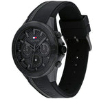 Tommy Hilfiger Aiden 1791861 Black Case Black Dial Silicone Men's Watch