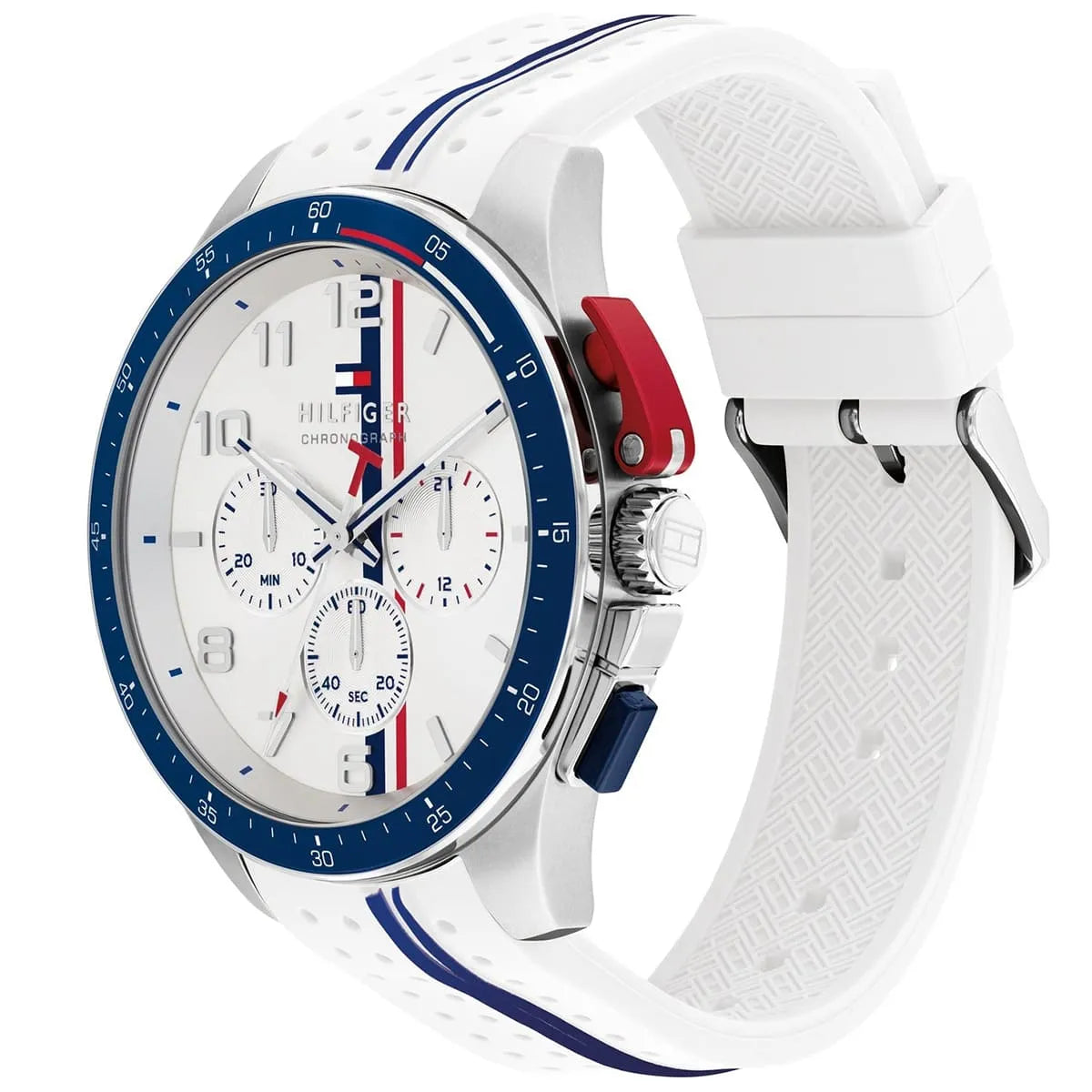 Original Tommy Hilfiger Men's Watch - White Rubber Strap (1792167)