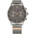 Original Tommy Hilfiger Blake Women's Watch - Grey Mesh Steel & Crystal Bezel (1782304)